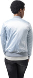 UC Satin Bomber Jakke Babyblue - Luxcado