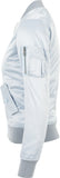 UC Satin Bomber Jakke Babyblue - Luxcado