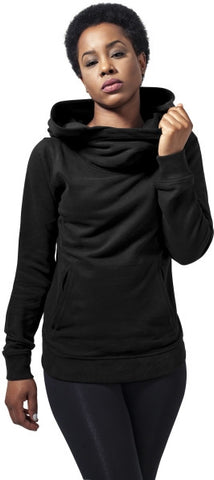 UC High Neck Hoodie Black - Luxcado