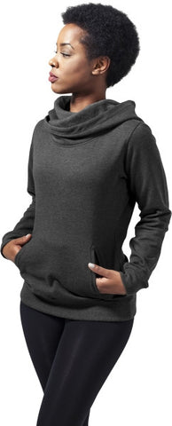 UC High Neck Hoodie Charcoal - Luxcado