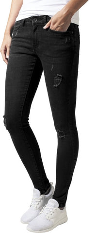 UC Ripped Denim Jeans Black Washed - Luxcado