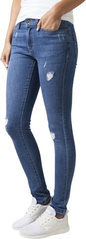 UC Ripped Denim Jeans Blue Washed - Luxcado
