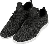 UC Knitted Light Runner Sko Black/Grey/White - Luxcado