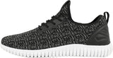 UC Knitted Light Runner Sko Black/Grey/White - Luxcado