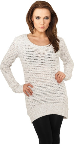 UC Long Wideneck Sweater Offwhite - Luxcado